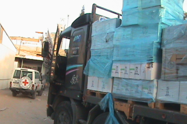 humanitarian field work Middle East