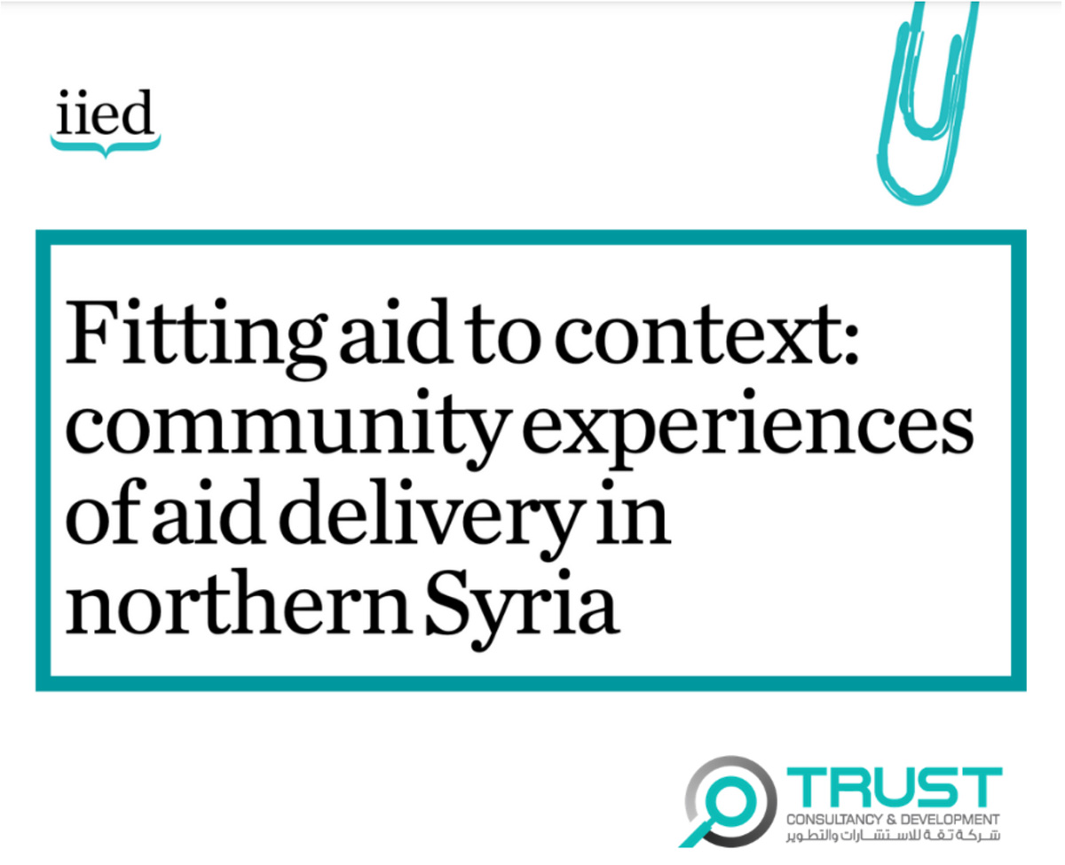 aid delivery northern Syria