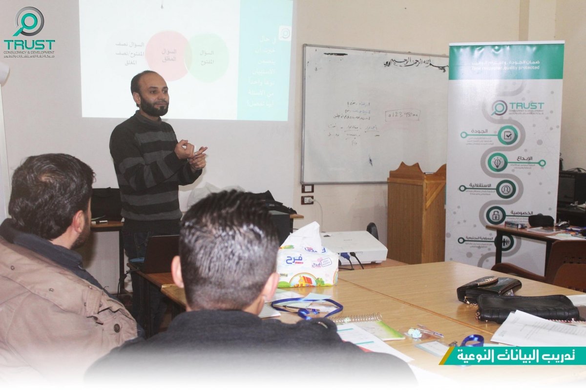 Qualitative data collection training in Syria