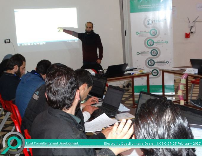Electronic questionnaire design (KOBO) training in Syria